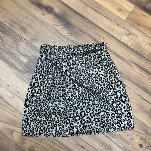 Leopard skirt
